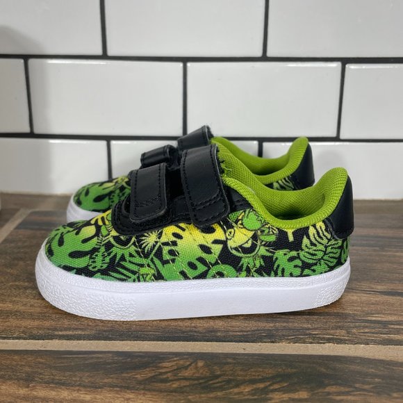 adidas x Disney Vulc Raid3r Toddler 5K Shoes Muppets Kermit The Frog Sneakers - Picture 1 of 13